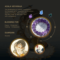 Muat gambar ke penampil Galeri, Gelang Acalā Vidyārāja Kejernihan & Keteguhan Amethyst