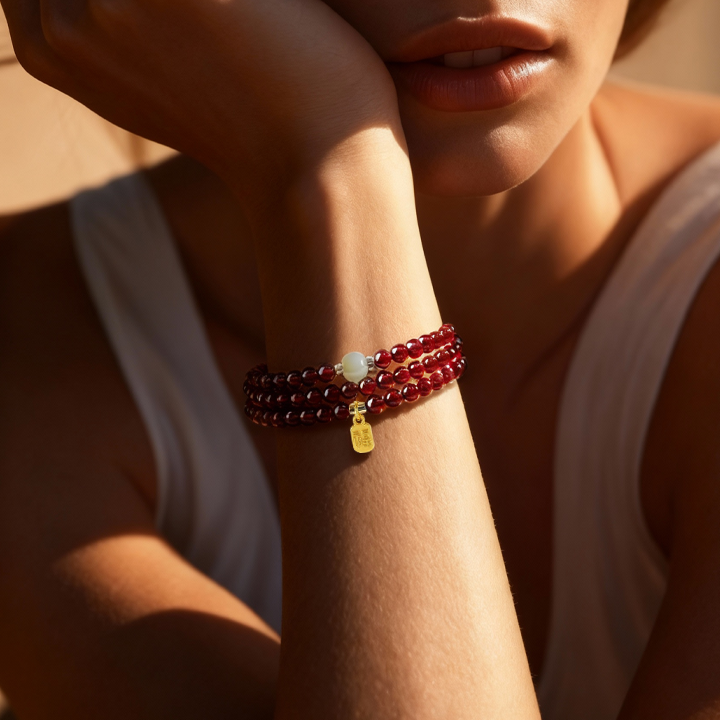 Gelang Amitābha Kedamaian & Kejernihan Akik