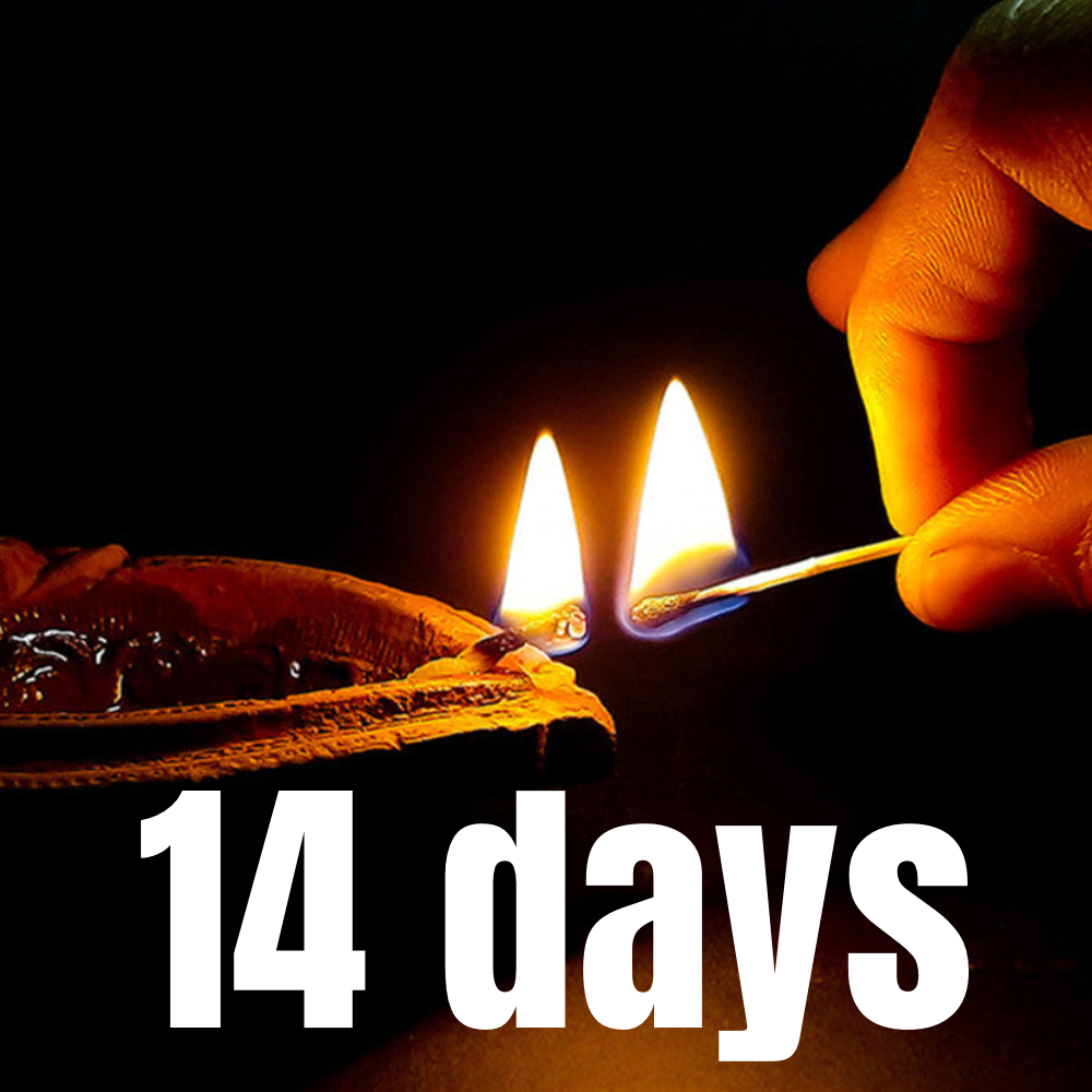 Lampu Teratai & Persembahan -- Kuil Luohan