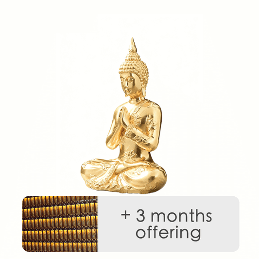 Buddha Statue & Offering