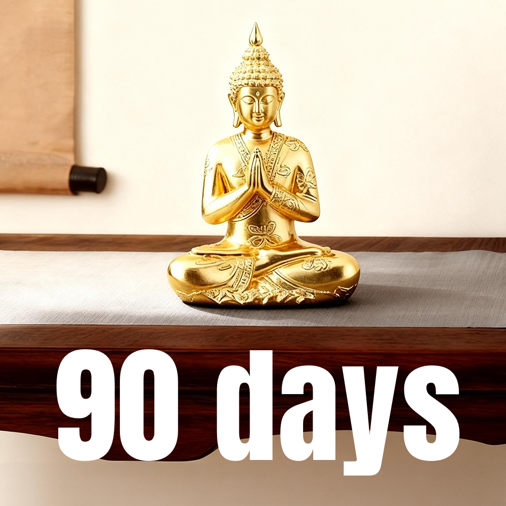 Patung Buddha & Persembahan