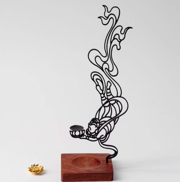 Tempat Dupa Dunhuang Apsara Terbang