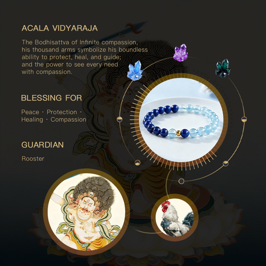 Gelang Pelindung Acala Kyanite Biru