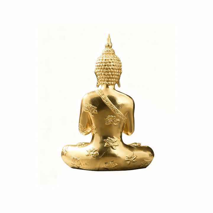 Patung Buddha & Persembahan -- Kuil Luohan