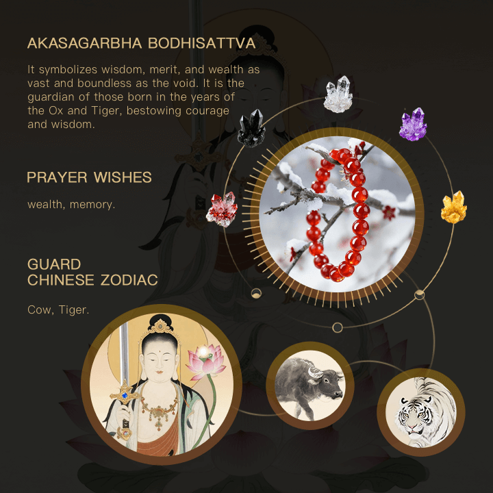 Gelang Akashagarbha Keberanian Tak Terbatas Akik Merah